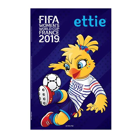 Women's World Cup 2019 Mascot Poster- Ettie