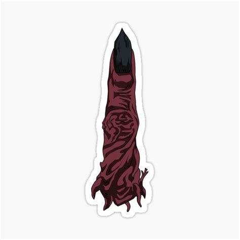 Finger Sukuna - Jujutsu Kaisen Sticker in 2021 | Jujutsu, Anime stickers, Anime printables