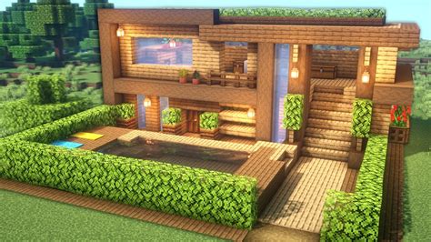 Casas De Minecraft De Madera - La madera es un bloque común que se ...