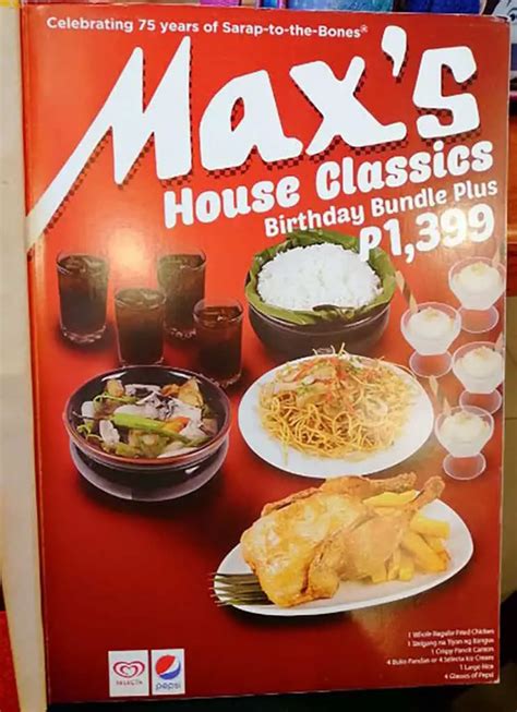 Max's Restaurant Menu Philippines (2024) — Philippine Menus