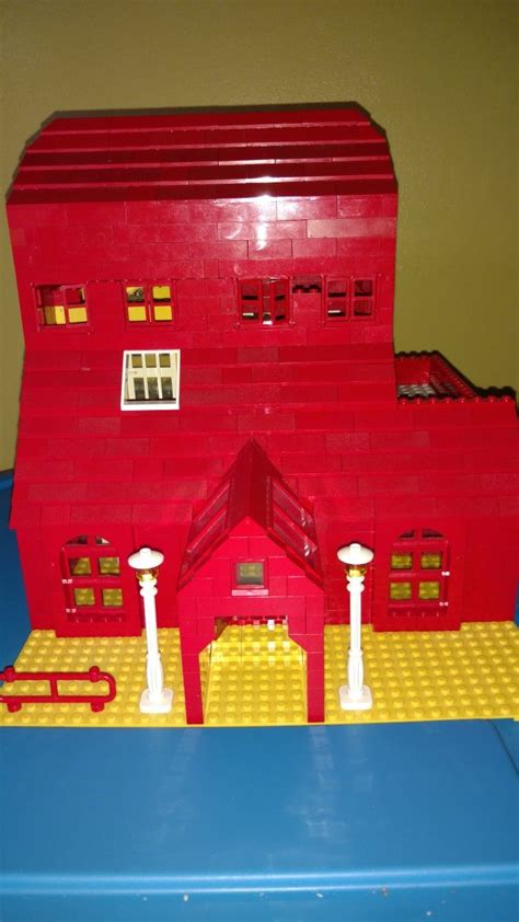 The big red brick house. My first build since 1998. It just started ...