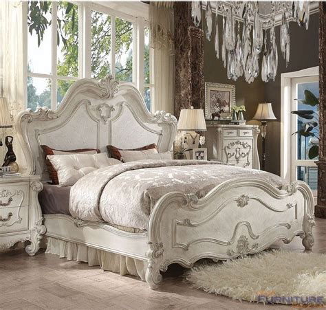 Acme Furniture - Versailles Queen Bed in Bone White - 21760Q | Bedroom sets queen, Bedroom set ...