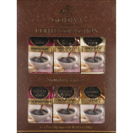 Godiva Signature Flavors Coffee Collection, 6 ct - Walmart.com