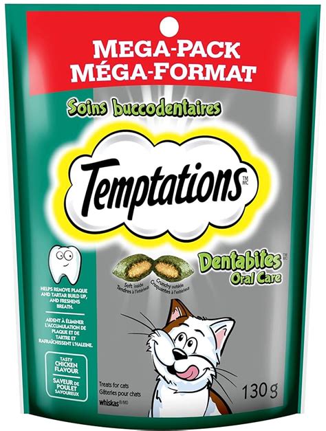 Temptations Treats for Cats - Dental - 130g (7 Pack): Amazon.ca: Pet ...