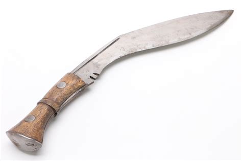 Indian-British Kukri Gurkha "DD-64" Curved Blade Fighting Long Knife | EBTH