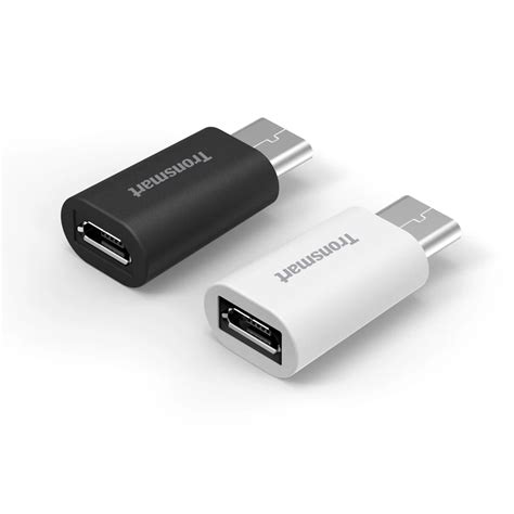 Tronsmart USB Type C to Micro USB Adapter Convert Connector with 56k ...