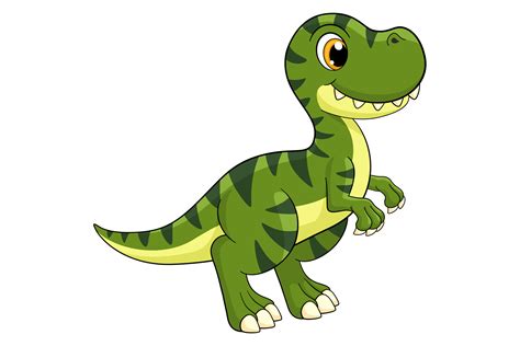 Tyrannosaurus Rex Cartoon Icon. Cute Bab Grafika przez ladadikart ...