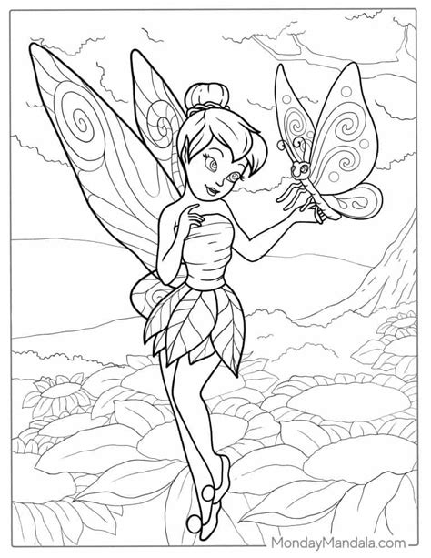 20 Tinker Bell Coloring Pages (Free PDF Printables)