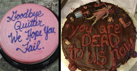 30 Funny Farewell Cakes For Employees Who Quit Their Jobs | Farewell cake, Going away cakes ...