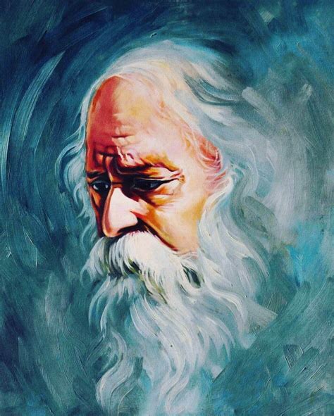 Tagore, a Global Denizen – Different Truths Watercolor Portrait Painting, Portrait Drawing ...