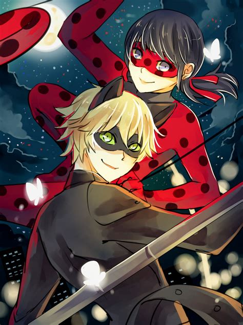 Chat Noir and Ladybug - Miraculous Ladybug Fan Art (39441245) - Fanpop