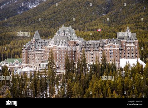 Historic Fairmont Banff Springs hotel; c 1888; Banff; Alberta; Canada "Castle in the Rockies ...