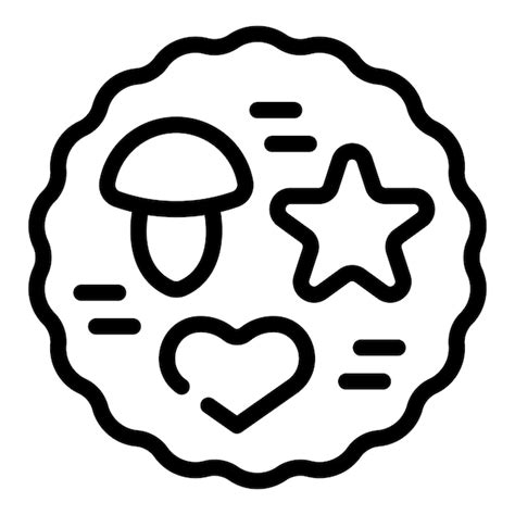 Premium Vector | Cookie molds icon outline cookie molds vector icon for web design isolated on ...