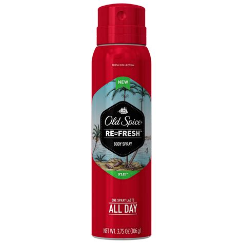 Old Spice Body Spray, Fresh Collection Fiji, 3.75 oz (106 g) - Beauty - Bath & Body - Deodorants ...