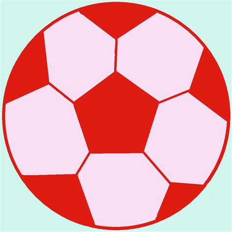 Decorative Soccer Ball In A Red Free Stock Photo - Public Domain Pictures