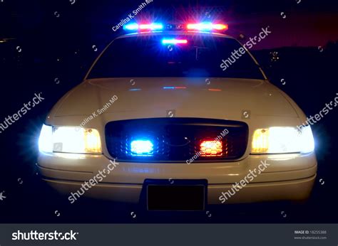 Full Array Police Car Lights Stock Photo 18255388 | Shutterstock