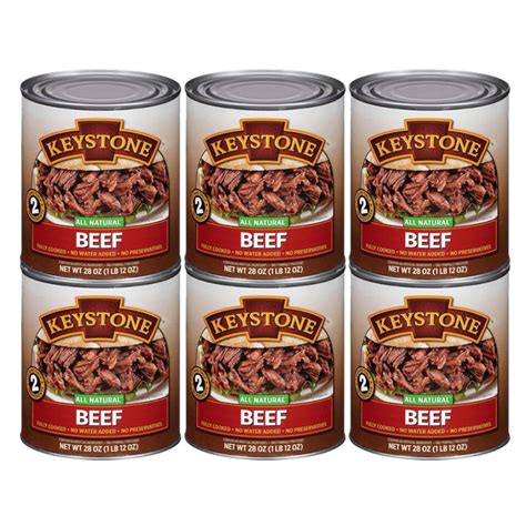 Keystone Beef: Fully Cooked & Ready for Emergency Meal Prep