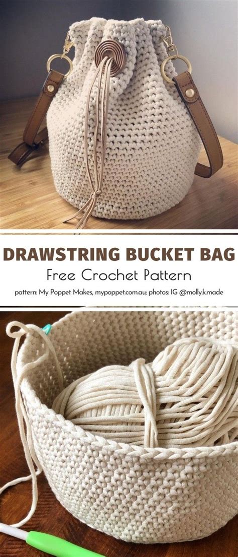 Stylish Crochet Bucket Bags – Ideas and Free Patterns | Crochet ...