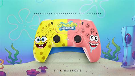 SpongeBob & Patrick PS5 controller concept . : r/spongebob