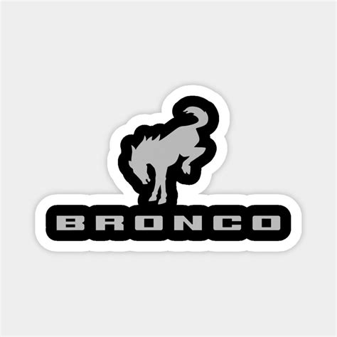 Ford Bronco Logo T-Shirt Magnet