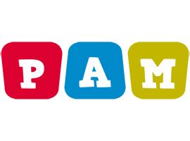 Pam Logo | Name Logo Generator - Smoothie, Summer, Birthday, Kiddo, Colors Style