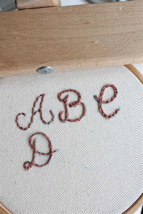 How To Embroider Letters By Hand For Beginners - Crewel Ghoul