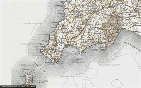 Historic Ordnance Survey Map of Aberdaron, 1903