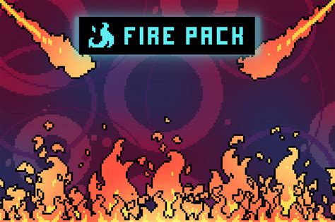 Fire Pixel Art Animation Sprites :: Behance