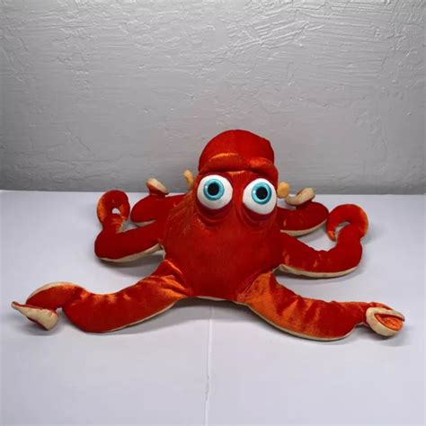 DISNEY PARKS AUTHENTIC HANK Octopus Plush Finding Dory 17" Stuffed Toy Orange $15.00 - PicClick