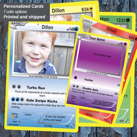 pokemon, pokemon card, pokemon personalized , gift, pokemon gift, custom pokemon card | Pokemon ...