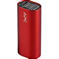 APC by Schneider Electric Mobile Power Pack 3000mAh Li ion Cylinder Red For Mobile Device ...