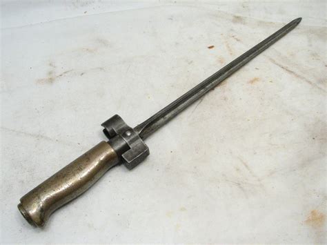 Antique WWI/WWII French M 1886 Lebel Rifle Bayonet Sword Brass Cross X Blade | eBay