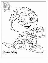 Super Why Coloring Pages  Best For Kids sketch template