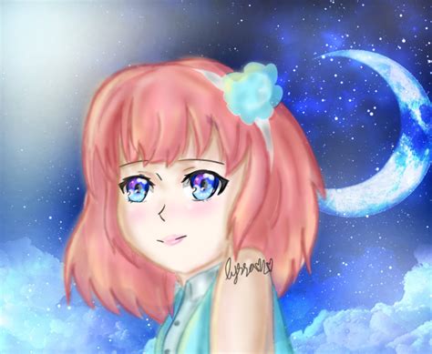 Anime Girl Digital Art Ibis paint - ibisPaint