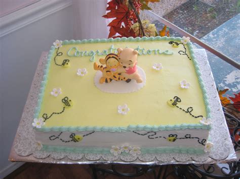 Winnie the Pooh Shower — Baby Shower | Baby shower sheet cakes, Disney ...