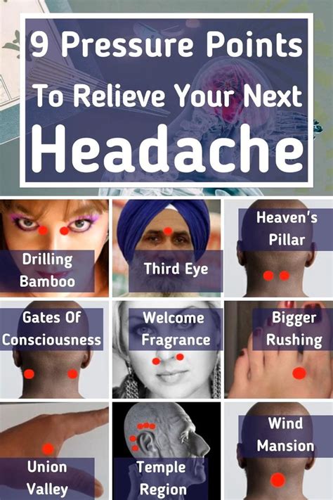 Use These 9 Pressure Points To Relieve Your Next Headache [Video] in 2021 | Pressure points for ...