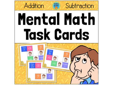 Mental Maths Task Cards KS1 by teachercellar - Teaching Resources - TES