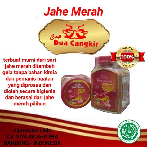 Jahe Merah Cap 2 Cangkir Jahe Serbuk Siap Seduh | Shopee Indonesia