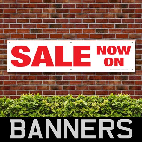 Sale Now On Red PVC Banner