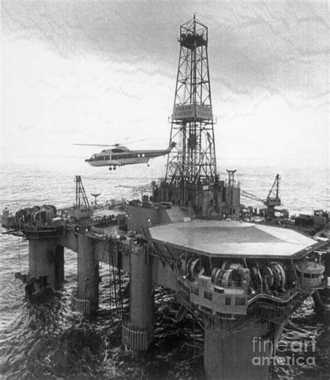 Oil Canada Rig Ocean Ranger Photograph by Bettmann | Pixels