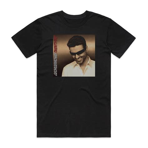 George Michael Twenty Five Album Cover T-Shirt Black