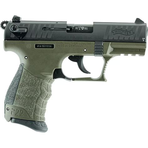 Walther P22 Military 22 LR 3.42 in Tactical Pistol | Academy