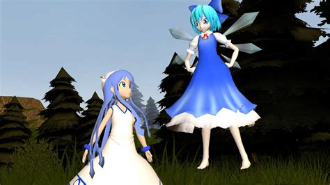 Gmod Squid Girl Meet's Cirno by SuperfireGmod on DeviantArt