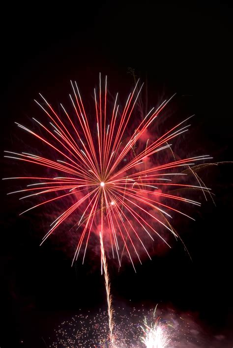 Photo of Red firework rocket | Free christmas images