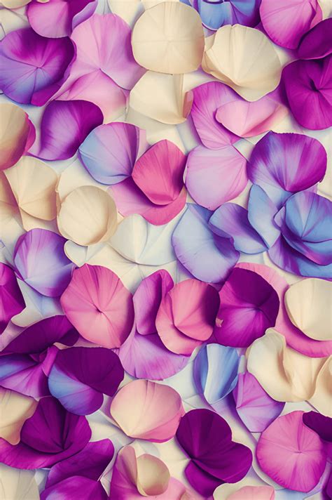 Colorful Flower Petals Pattern by WakeMeUpInMadrid on DeviantArt