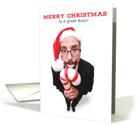 Merry Christmas Boss Humor card (1545910)