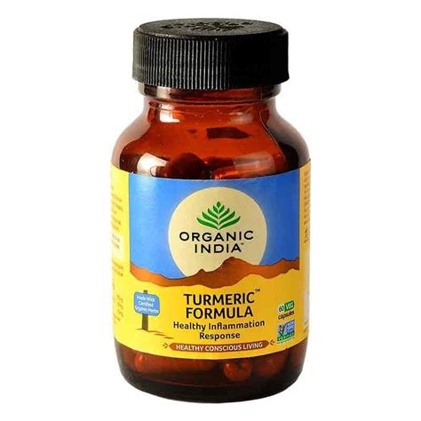 Organic India Turmeric Formula - 60 Veg Capsules