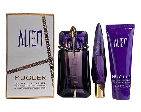 Thierry Mugler Alien 3 Pc. Gift Set for Women B/L 1.7 oz + EDP 0.3 oz ...