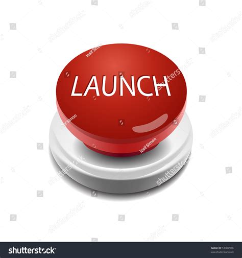 Launch Button Illustration - 53082916 : Shutterstock