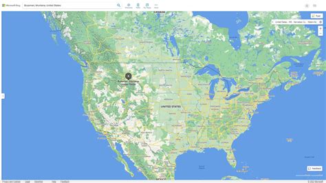 Bozeman Montana Map - United States